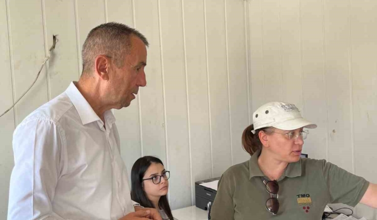 Çetin Ayvalık, Gölpazarı’ndaki TMO ürün alım noktasını inceledi
