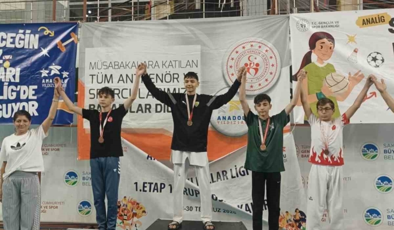 Bilecikli tekvandocu Mert Kaan Demirkaya Türkiye ikincisi oldu