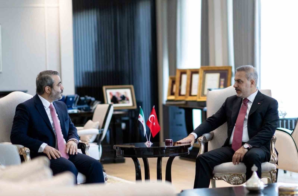 Bakan Fidan, Suriyeli mevkidaşı Şeybani ile görüştü