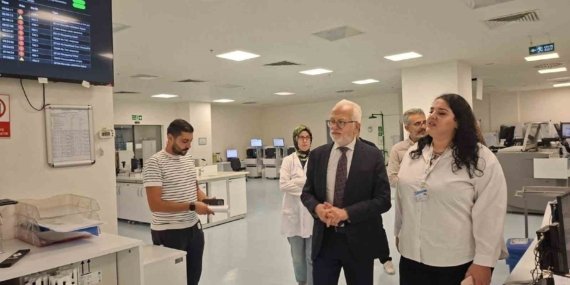 Eskişehir Şehir Hastanesi’nde laboratuvar hizmetleri yerinde incelendi