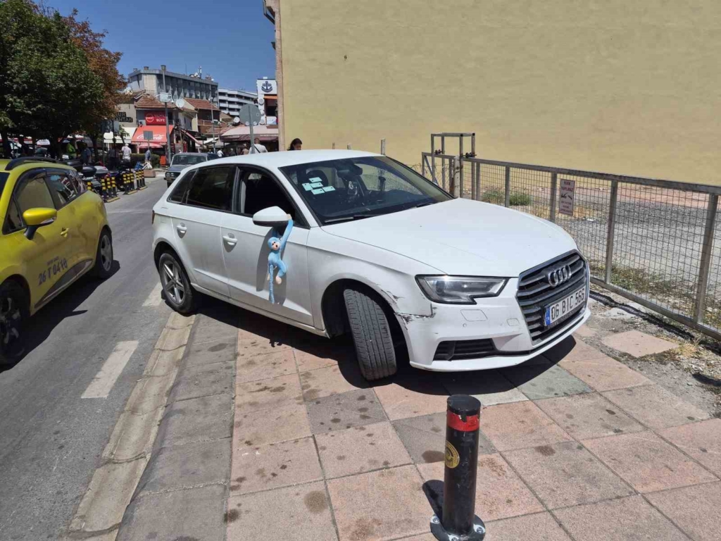 Ehliyetsiz sürücü, yaya geçidindeki kadına çarptı
