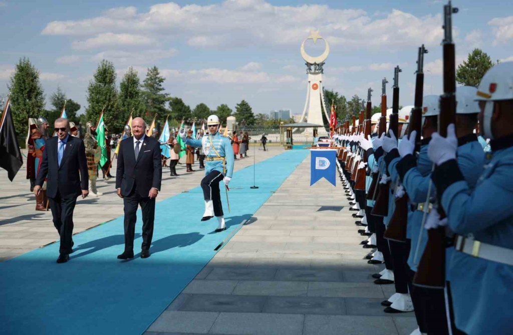 Cumhurbaşkanı Erdoğan, Avusturya Şansölyesi Christian Stocker’i törenle karşıladı
