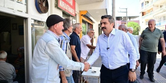 Yıldırım Belediye Başkanı Oktay Yılmaz, Çiçek Caddesi esnafıyla buluştu
