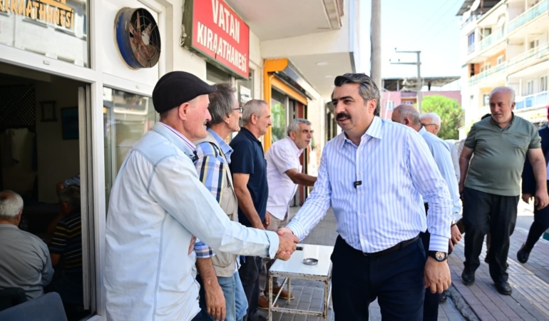 Yıldırım Belediye Başkanı Oktay Yılmaz, Çiçek Caddesi esnafını dinledi