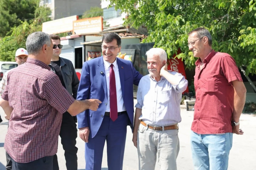 Kütahya Belediye Başkanı Kahveci, Maltepe Mahallesi’nde incelemelerde bulundu