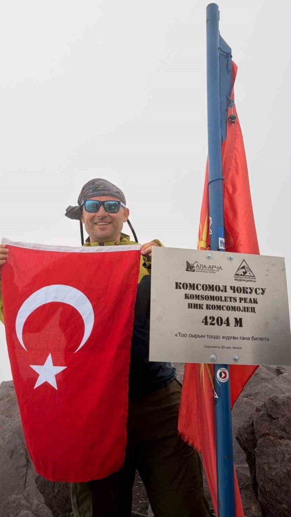 Bursa’dan Kırgızistan’a uzanan zirve tırmanışı