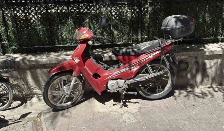 Eskişehir’de park halindeki çalıntı motosiklet için inceleme başlatıldı