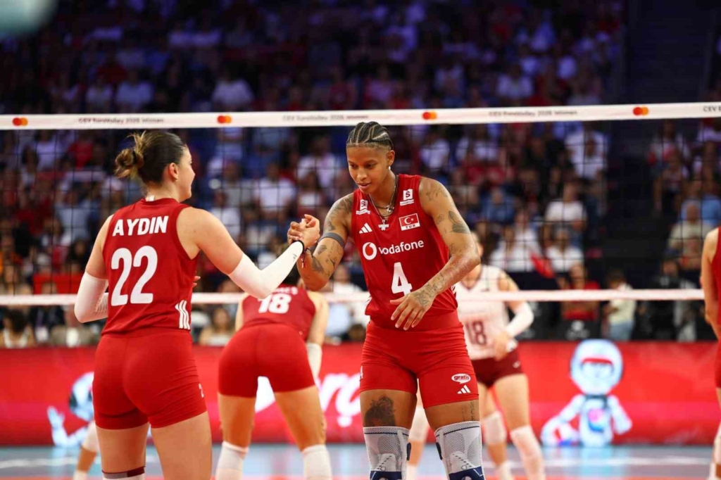 A Milli Kadın Voleybol Takımı, Avrupa Şampiyonası’na galibiyetle başladı