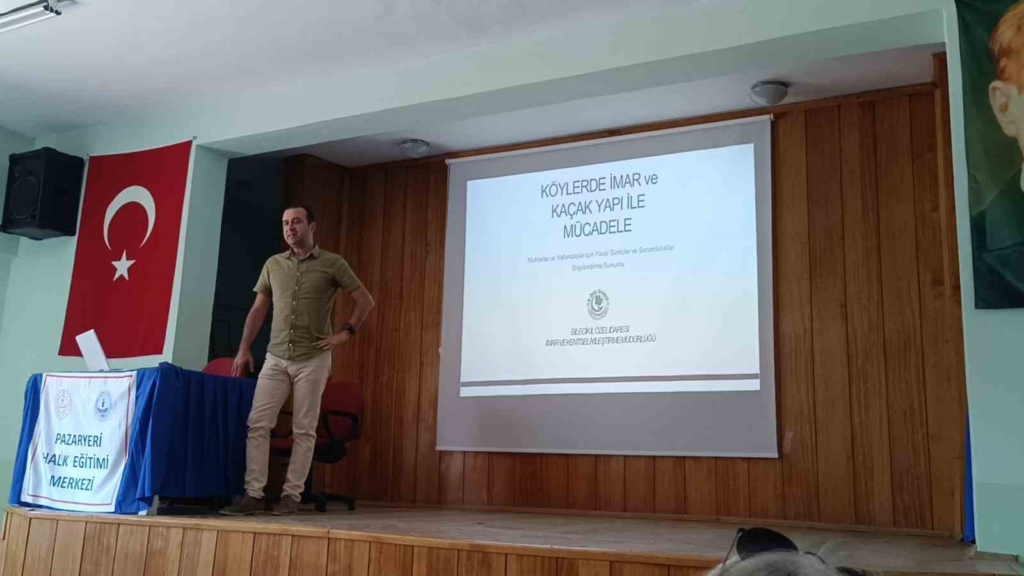 Kaçak yapılaşmaya karşı muhtarlara eğitim