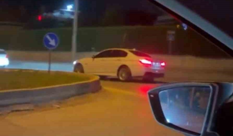 Bursa’da drift yapan sürücüye 140 bin TL ceza, ehliyetine iptal