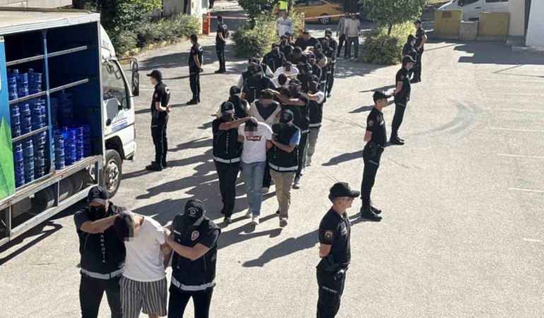Eskişehir’deki uyuşturucu operasyonunda 7 şüpheli tutuklandı