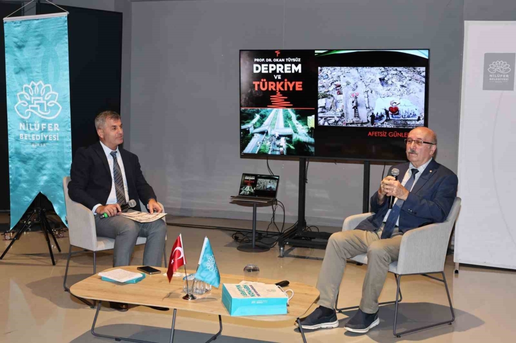 Nilüfer’de Prof. Dr. Okan Tüysüz’den deprem uyarıları