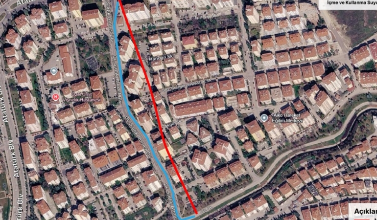 Sadık Ahmet Bulvarı’nda Bir Şerit 1 Ay Trafiğe Kapanacak