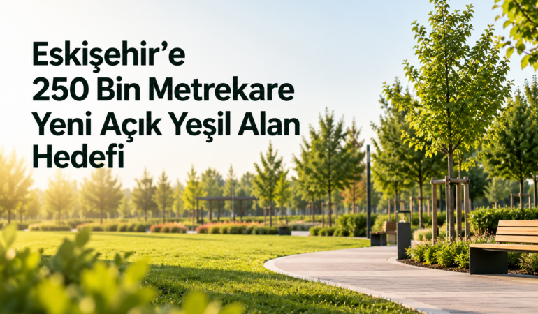 Eskişehir’e 250 Bin Metrekare Yeni Açık Yeşil Alan Hedefi