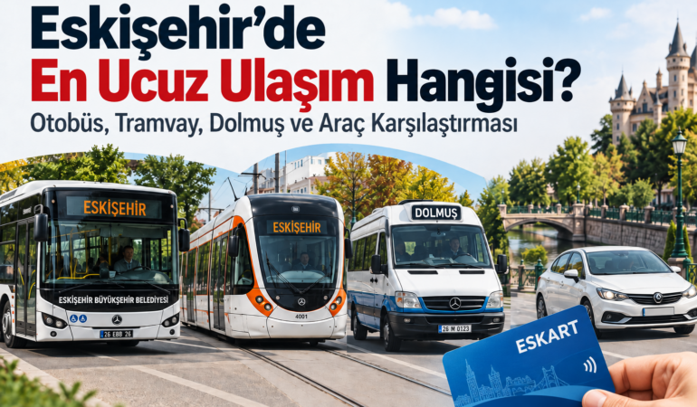 Eskişehir’de En Ucuz Ulaşım Hangisi? Otobüs, Tramvay, Dolmuş ve Araç Karşılaştırması