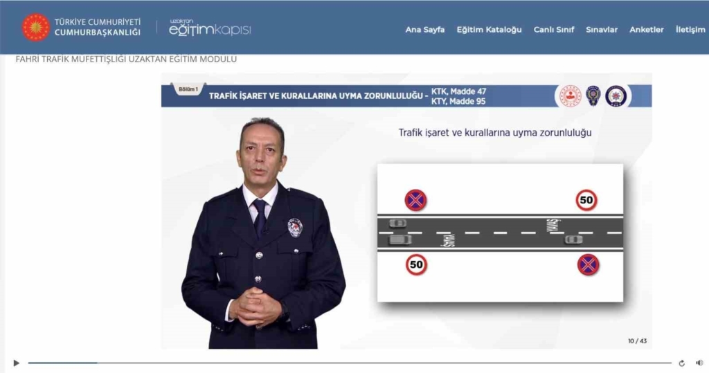 Eskişehir’de fahri trafik müfettişlerine eğitim