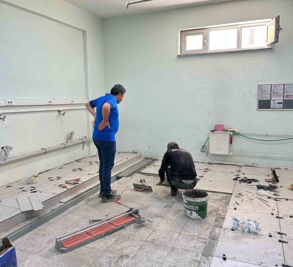 Yeni sezon öncesi yurtlarda çalışmalar sürüyor