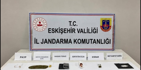 Eskişehir’deki operasyonda bir şüpheli tutuklandı