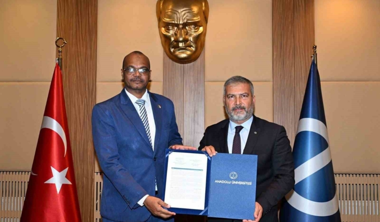 Anadolu Üniversitesi ile Sudan arasında eğitim protokolü