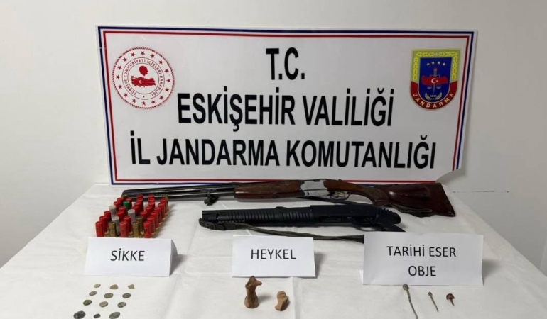 Eskişehir’de tarihi eser operasyonunda 1 şüpheli tutuklandı