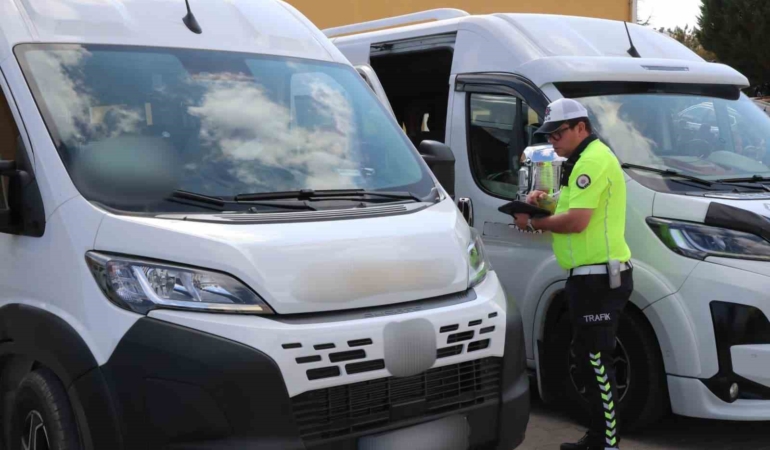 Eskişehir’de 46 okul servisi denetlendi