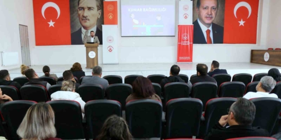Eskişehir’de kurum personeline kumar bağımlılığı eğitimi verildi