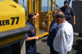 KKTC Başbakanı Üstel, TCG Alemdar’da arama-kurtarma çalışmalarını inceledi