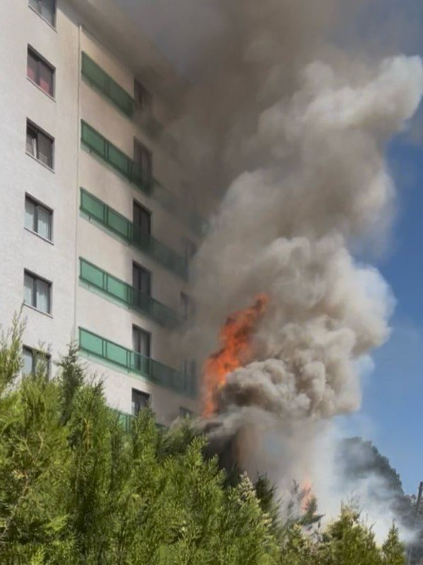 Eskişehir’de çocukların yangına verdiği tepki gülümsetti