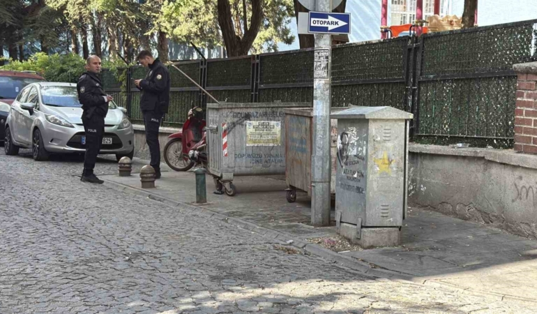 Eskişehir’de okul yanındaki konteynerde kimyasal madde patladı