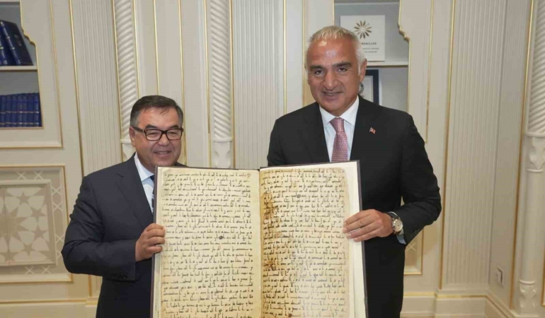 Türkiye ve Özbekistan kültür iş birliği için mutabakat imzaladı