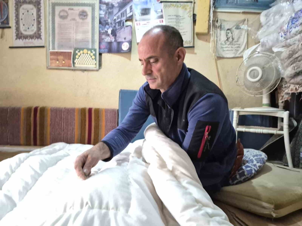 Hava sıcaklıklarının düşmesi sonrası doğal yün yorganlar ilgi görüyor