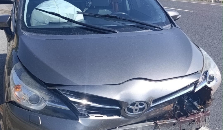 Sivrihisar’da yola çıkan koyun kazaya neden oldu: 1 yaralı