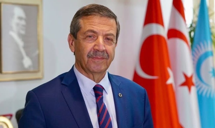 KKTC Dışişleri Bakanı Ertuğruloğlu: “Kıbrıs Türk halkının geleceğinin yegane zemini, egemen eşit iki devlettir”