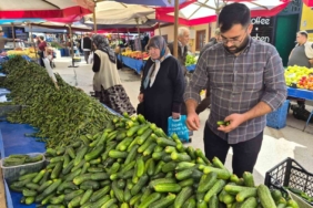 Pazarda turşu mesaisi başladı
