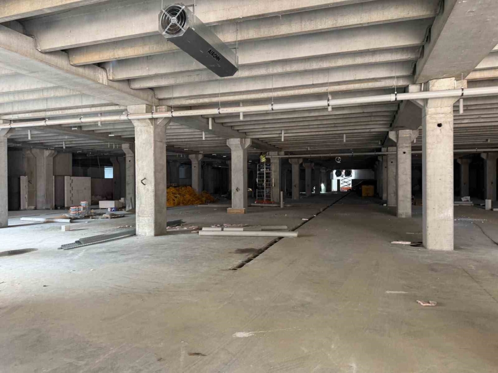 Eskişehir Kurtuluş Kapalı Pazar Yeri’nde fiziki gerçekleşme yüzde 75’e ulaştı