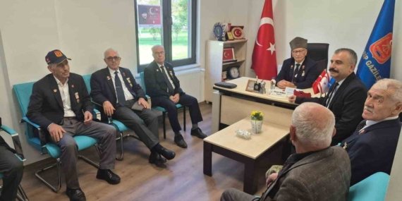 Eskişehir’de Gaziler Günü’nde derneklere anlamlı ziyaret