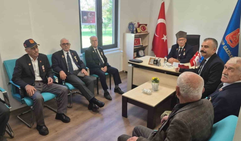 Eskişehir’de Gaziler Günü’nde derneklere anlamlı ziyaret