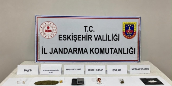 Eskişehir’deki uyuşturucu operasyonunda B.Ç. tutuklandı