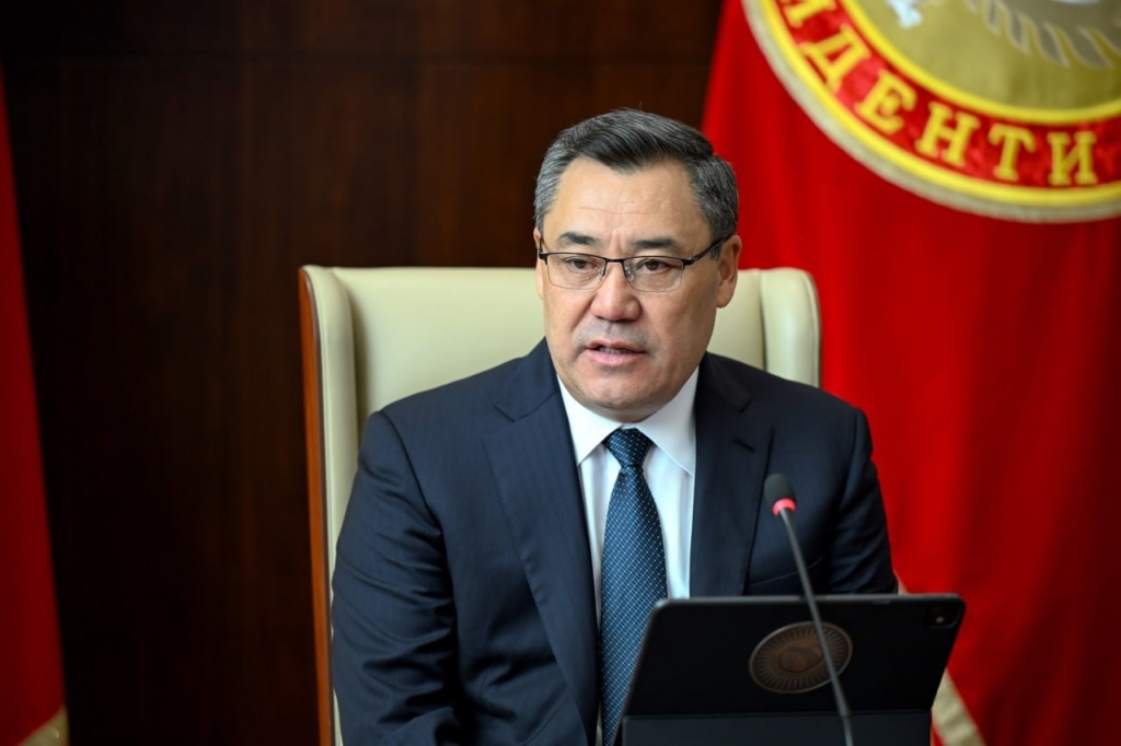 Kırgızistan Cumhurbaşkanı Caparov, TİKA Başkanı Eren’i kabul etti