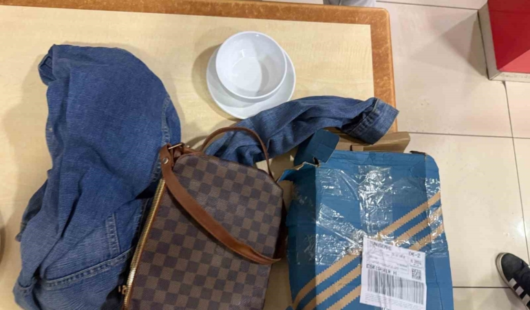 Eskişehir’de tabak siparişinin yerine kot pantolon ve çanta geldi