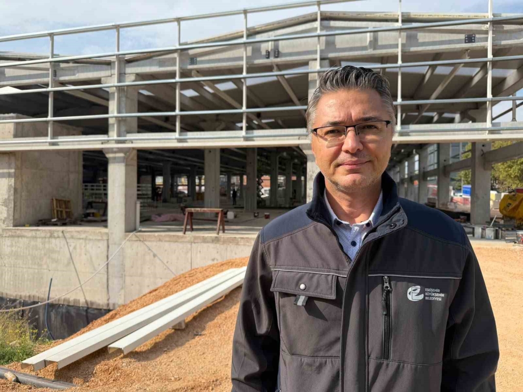 Eskişehir Kurtuluş Kapalı Pazar Yeri’nde fiziki gerçekleşme yüzde 75’e ulaştı
