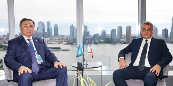 Erhürman, New York’ta TDT Genel Sekreteri ile görüştü