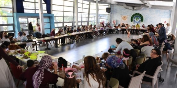 Anneler ve çocuklar Alaaddin Park Cafe’de buluştu