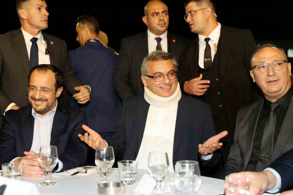 KKTC Cumhurbaşkanı Erhürman ile Rum lider Hristodulidis, Barış Festivali’nde bir araya geldi