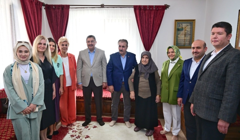 Eskişehir heyetinden BBP Lideri Mustafa Destici’ye Günyüzü’nde ziyaret