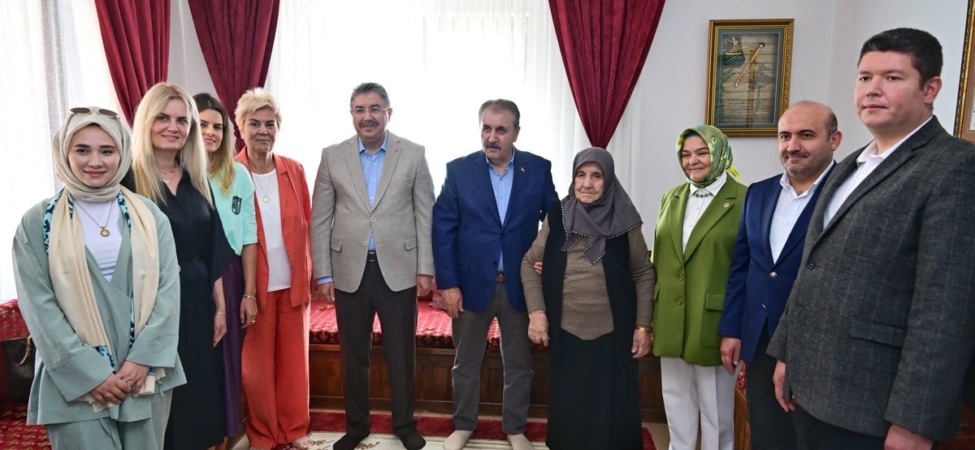 Eskişehir heyetinden BBP Lideri Mustafa Destici’ye Günyüzü’nde ziyaret
