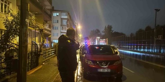 Eskişehir’de 2.27 promil alkollü sürücü yanan aracını izledi