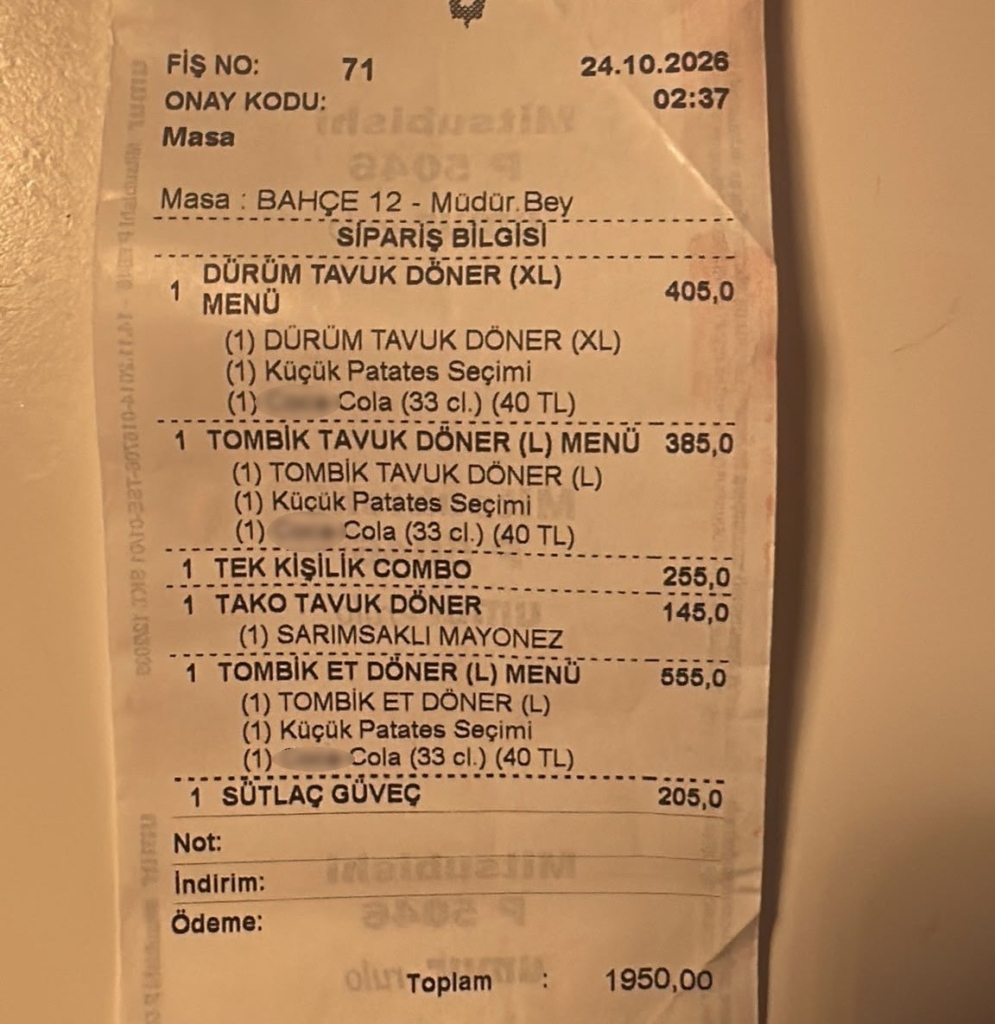Sütlaca kadar yediler bin 950 TL hesabı ödemeyip çitten atlayarak kaçtılar