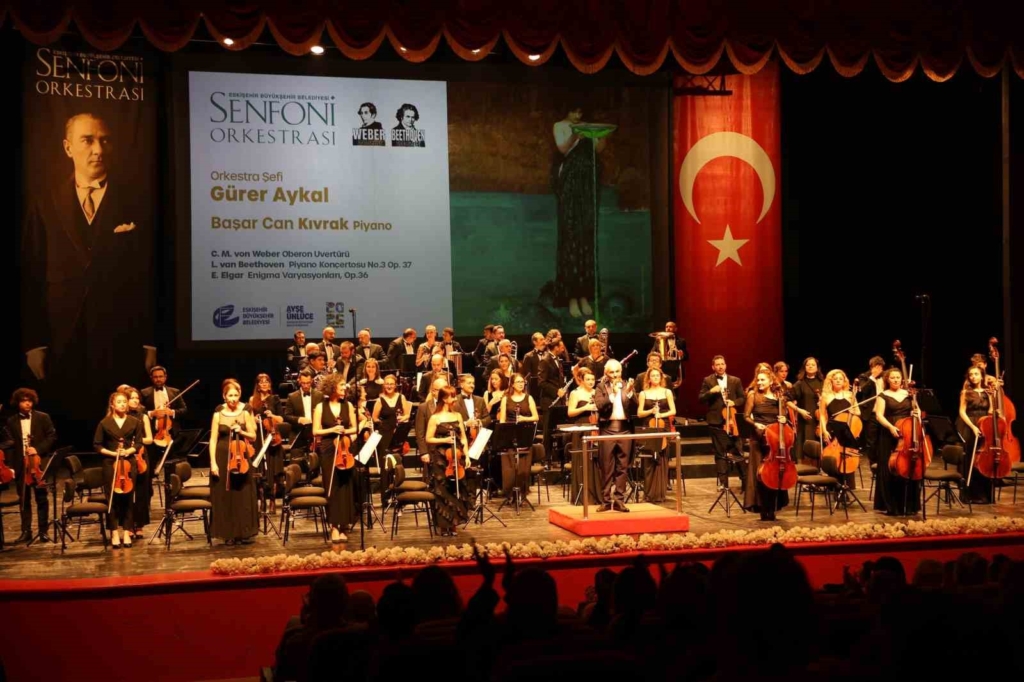 Beethoven, Weber ve Elgar eserleri Eskişehir’de yankılandı