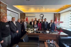 Eskişehir’deki sivil toplum kuruluşlarından İlçe Emniyet Müdürü Sivri’ye ziyaret